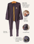 Load image into Gallery viewer, COMFORT Organic Bamboo Onesies in Blue