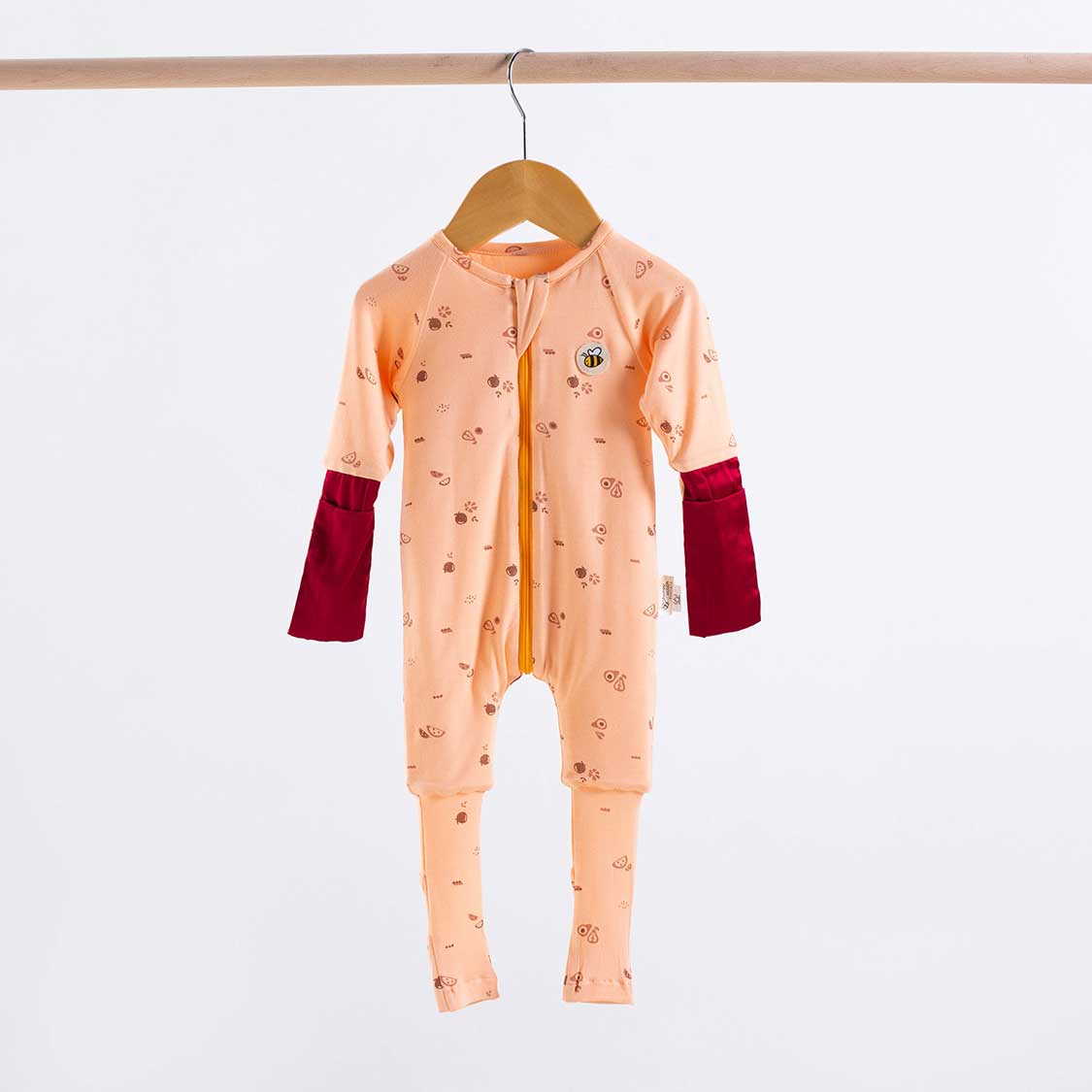 COMFORT Organic Bamboo Onesies in Fruits