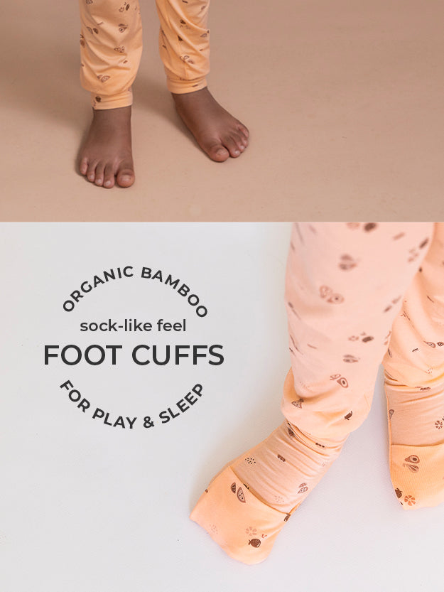 COMFORT Organic Bamboo Onesies in Fruits