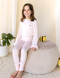 Load image into Gallery viewer, COMFORT Organic Bamboo Long Sleeved Top & Bottom Set in Pink