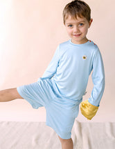 COMFORT Organic Bamboo Shorts in Blue