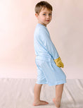Load image into Gallery viewer, COMFORT Organic Bamboo Shorts in Blue
