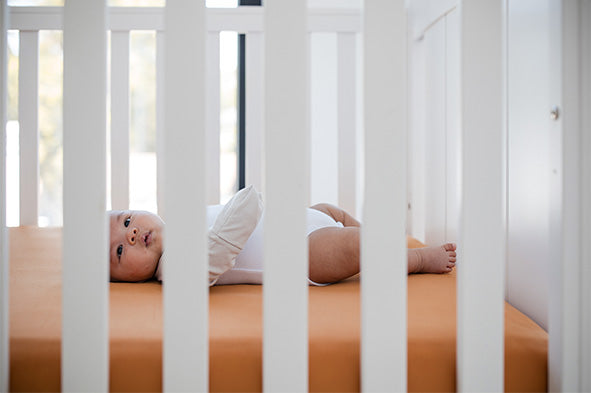 Organic Bamboo Fitted Sheet in Mist