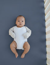 Organic Bamboo Fitted Sheet in Ocean