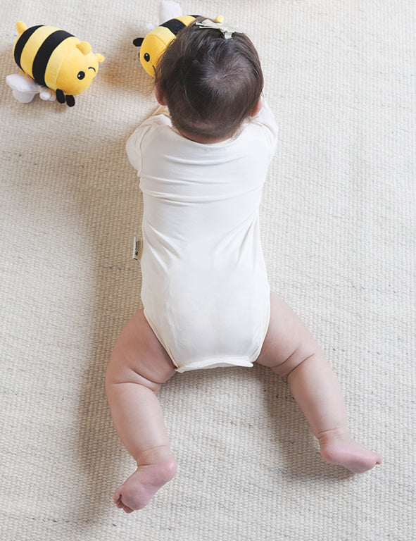 Smart Bodysuit with Silk Mitts & Quiet Closure