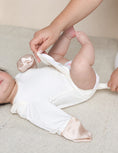 Load image into Gallery viewer, Bamboo Bodysuit with Silk Mitts & Quiet Closure

