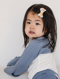 Organic Bamboo Mitten Sleeves in Ocean