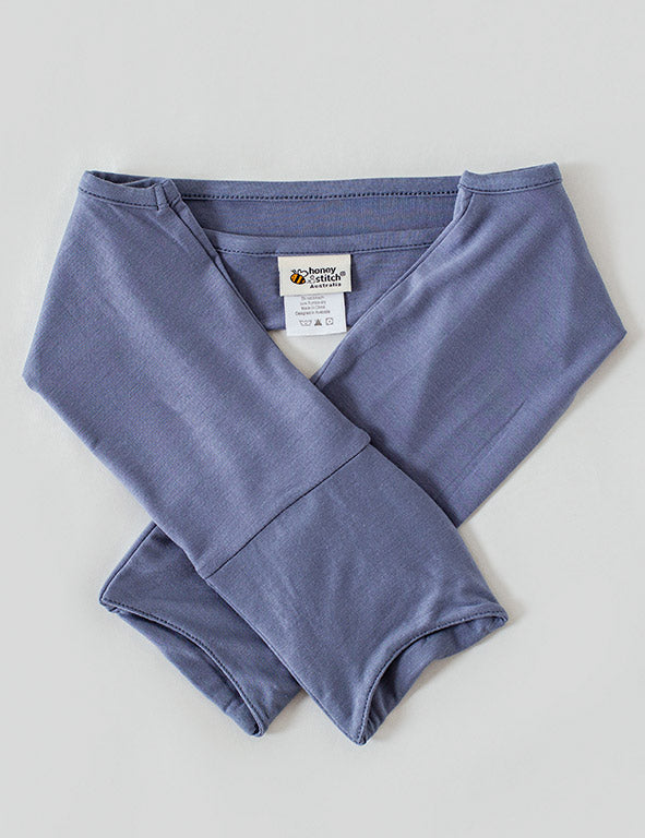 Organic Bamboo Mitten Sleeves in Ocean