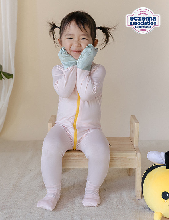 COMFORT Organic Bamboo Onesies in Pink
