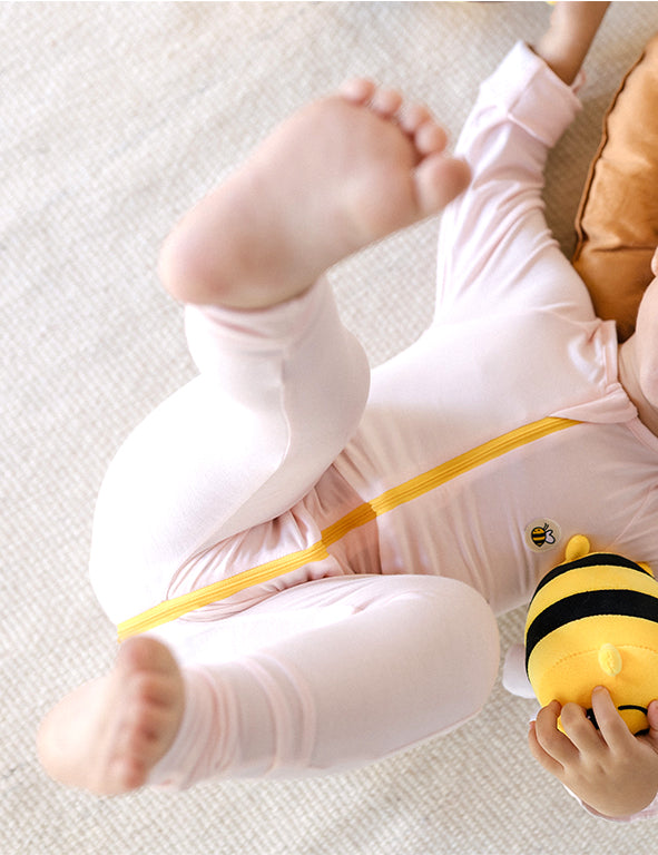 COMFORT Organic Bamboo Onesies in Pink