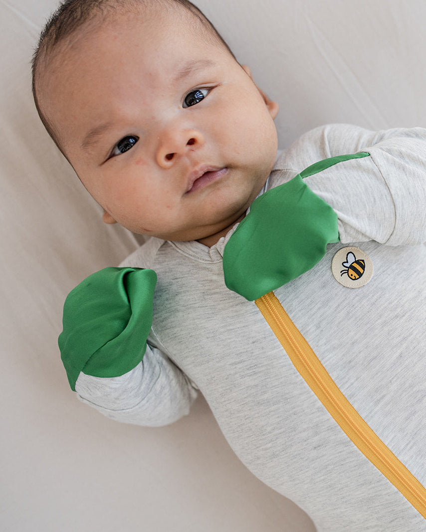 COMFORT Organic Bamboo Onesies in Gray