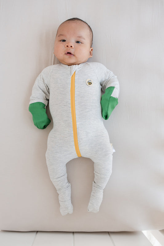 COMFORT Organic Bamboo Onesies in Gray